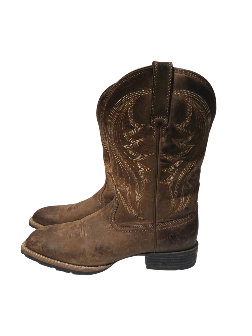 Ariat Men's Hybrid Rancher Leather Western Boots 10023175 Size 12 D Distressed